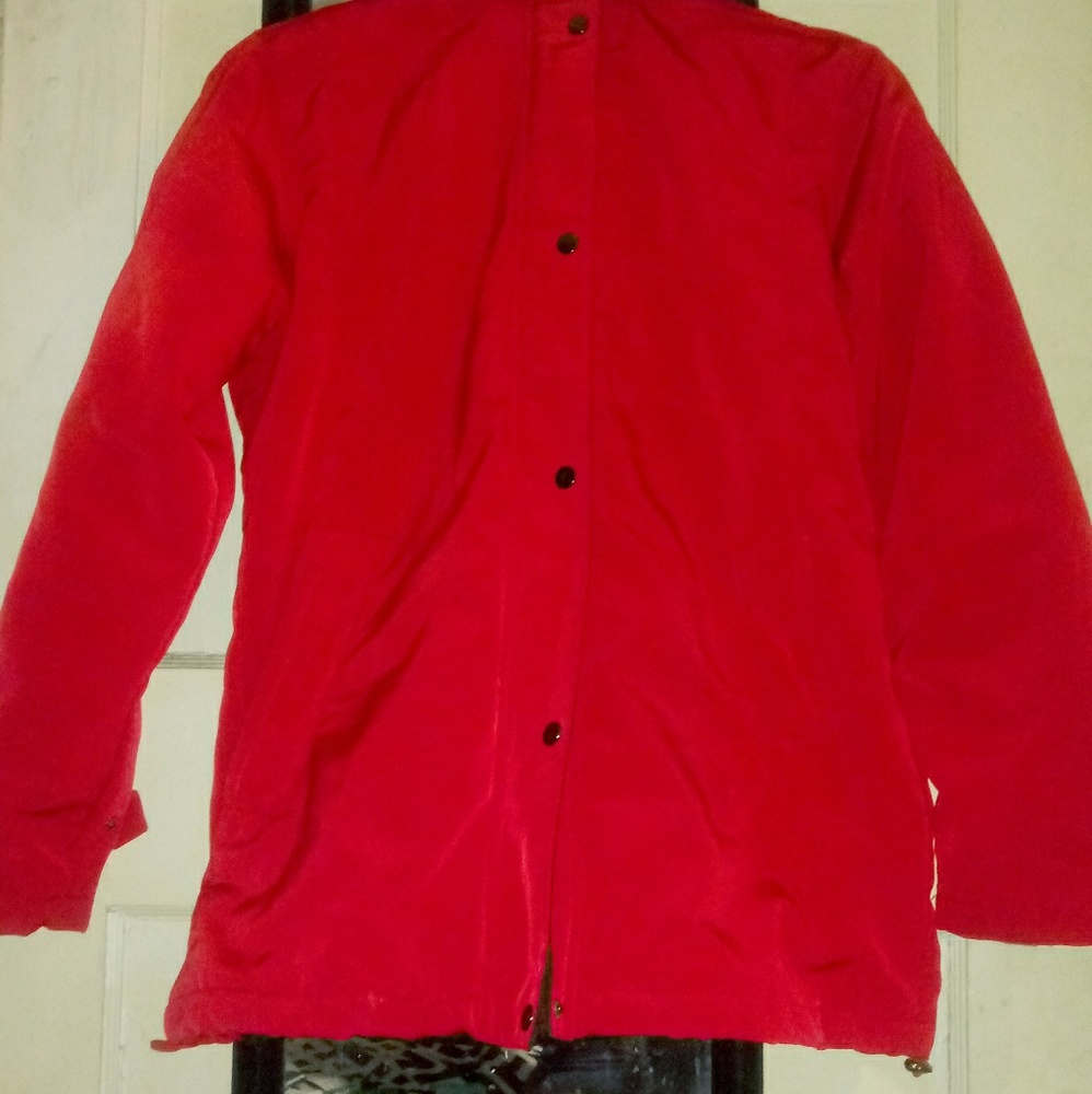 Large white stag coat
